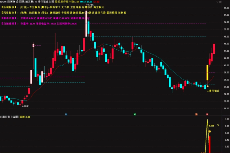 图片[13]阿尔法指标网-提供金钻指标以及精品亲测实战指标公式，汇集各大股市名师高手教程、股市战法交流等.....【潜行狙庄】潜伏低吸思路，高胜率90%，信号数量适中 （近一月胜率100% ）几乎都是大肉 手机电脑通用无未来函数【众筹指标系列】阿尔法指标网-提供金钻指标以及精品亲测实战指标公式，汇集各大股市名师高手教程、股市战法交流等.....阿尔法指标网