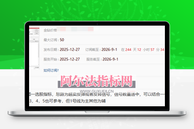 <font color=green>【金指标专属】2026◆金钻指标《尾买王》——尾买指标●波段●超卖反弹主图幅图选股</font>阿尔法指标网-提供金钻指标以及精品亲测实战指标公式，汇集各大股市名师高手教程、股市战法交流等.....阿尔法指标网